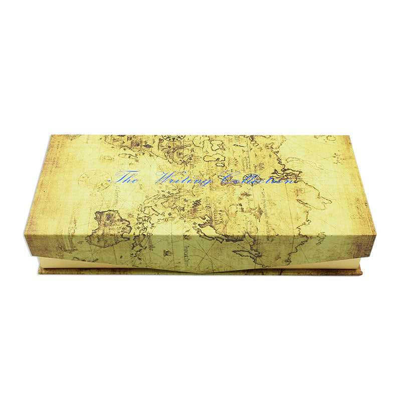 Luxury Handmade Glass Crystal Pen & Wooden Dip Pen Calligraphy Set